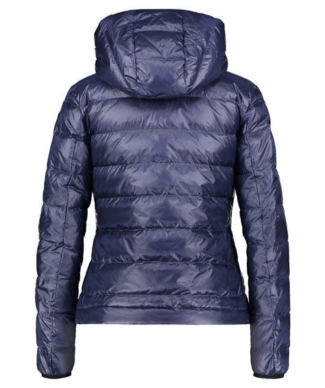 adidas damen daunenjacke mit kapuze dunkelblau|Daunen.